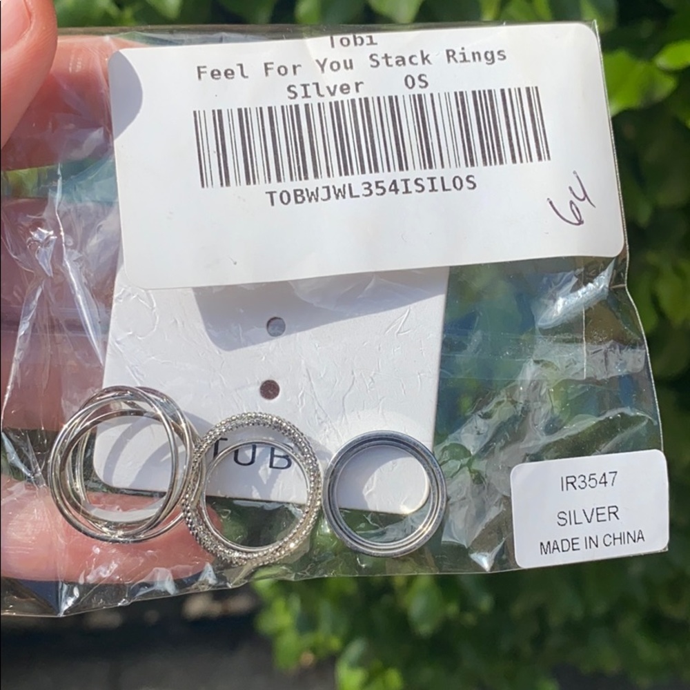 Brand New TOBI Stacker Rings